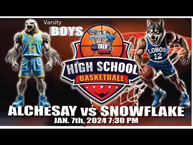 ALCHESAY vs SNOWFLAKE Boys High School Basketball Full Game