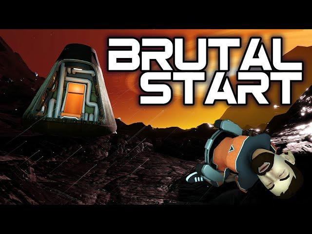 Can I survive 30 days? | Stationeers Vulcan Brutal Start