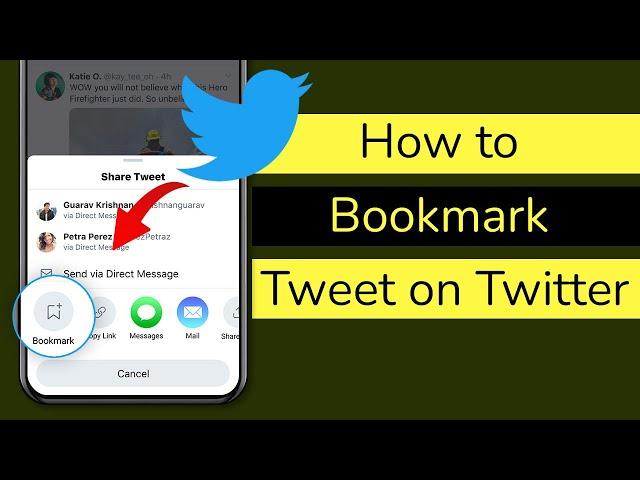 How to Bookmark Tweet on Twitter?