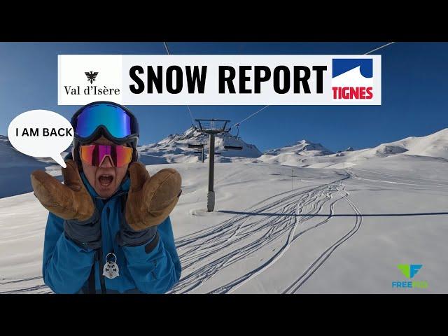 STOP! FIRST Snow Report in French Alps Tignes, Val DÌsere and St Foy 6th Dec 2024