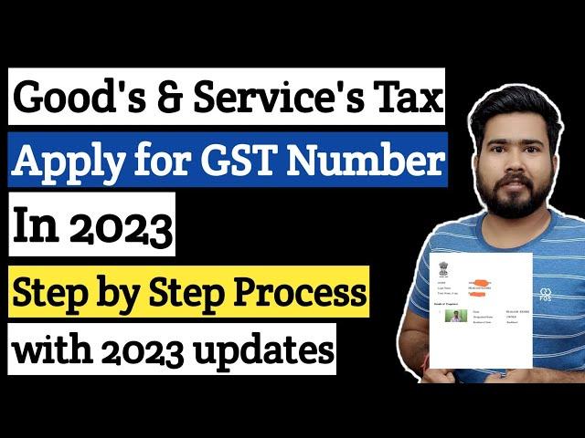 How to Apply GST Number for Online Selling in 2023| Process for apply GST Number| Step by Step Guide