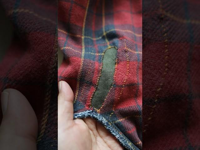 visible mending with a patch - full tutorial on my page