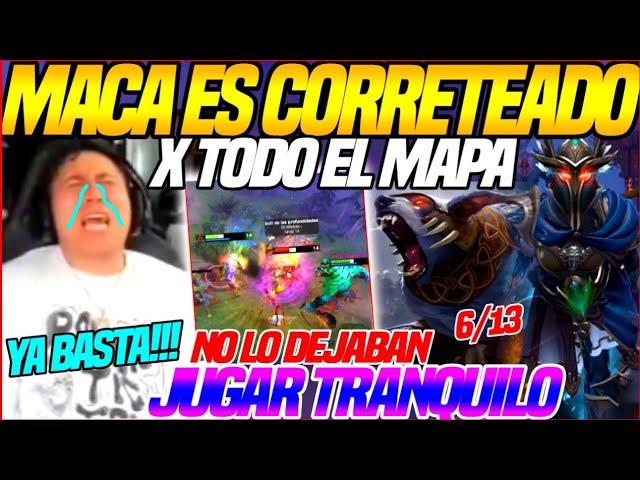 MACARIUS juega COMO UN CARRY DE 1 SOLse H4RT4 xq LO CORRETEAN x TODO EL MAPA, NO LO DEJABAN JUGAR