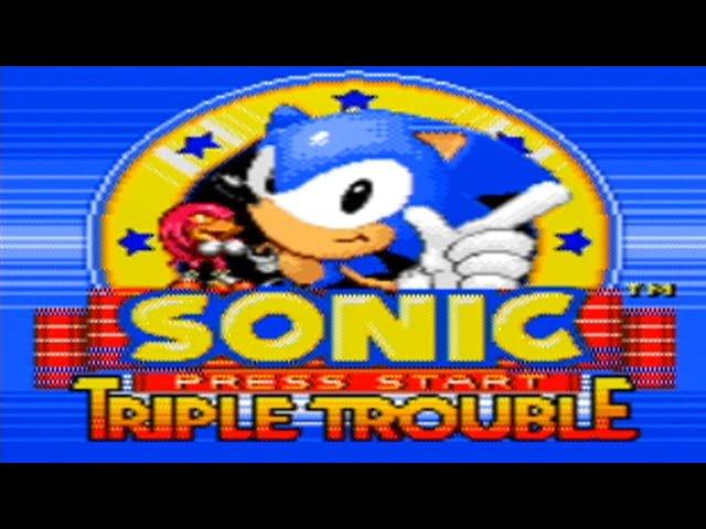 Sonic the Hedgehog: Triple Trouble Longplay