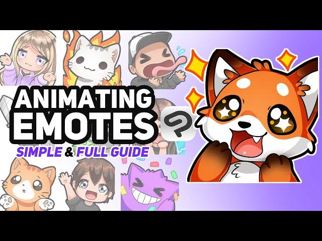 How to ANIMATE Your Emotes for Twitch | Full Tutorial