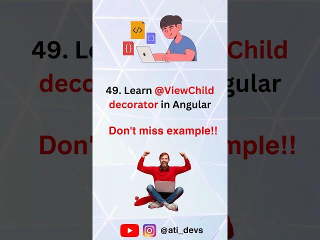 What is @ViewChild decorator in Angular? #shorts #angular #interview