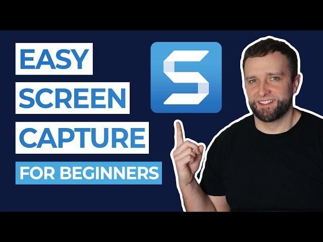 Snagit Screen Capture Tutorial (Beginners Guide)