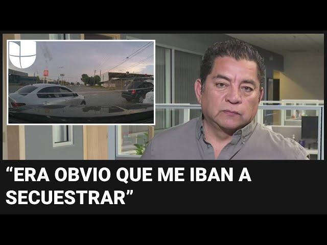 Periodista de Univision es interceptado por hombres armados en la frontera de México y logra huir