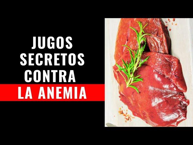  Jugos Caseros para Combatir LA ANEMIA en Tu Cuerpo #remedioscaseros #anemia