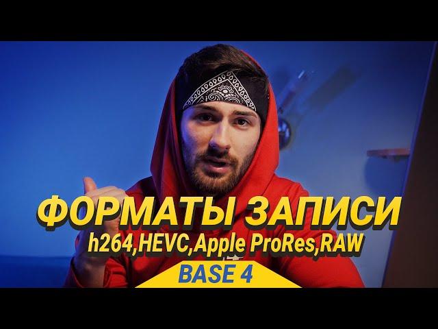 Форматы видео| Что лучше H264,265 vs Apple ProRes| Основы видеосъёмки