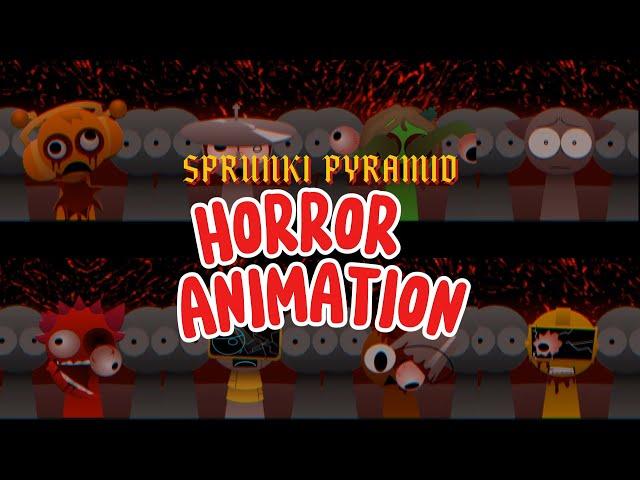 NEW HORROR ANIMATION WITH ALL CHARACTERS IN INCREDIBOX SPRUNKI PYRAMIXED | PYRAMID MODE | SUS