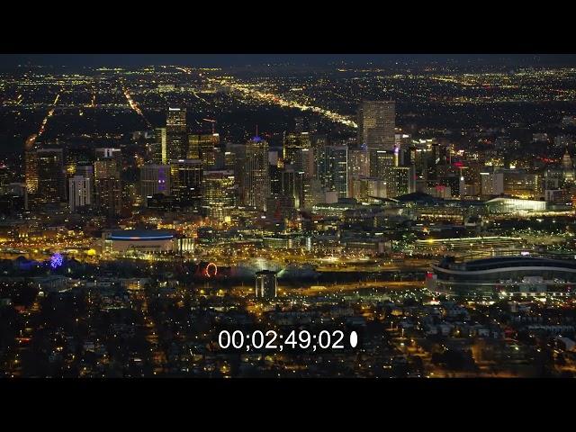 Skyline in the downtown area in Denver in Colorado, United States of America