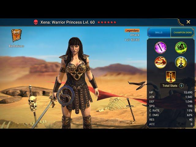 Let's Play RAID: SHADOW LEGENDS DAY 437 XENA WARRIOR PRINCESS (Android Gameplay)