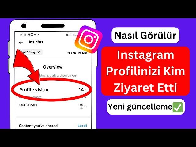 Instagram Profilime Kimlerin Baktığını Nasıl Öğrenirim (2024)| Instagram Profilimi Kim Ziyaret Etti?