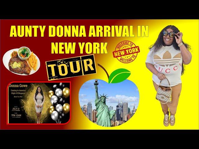 AUNTY DONNA ARRIVIAL IN NEW YORK