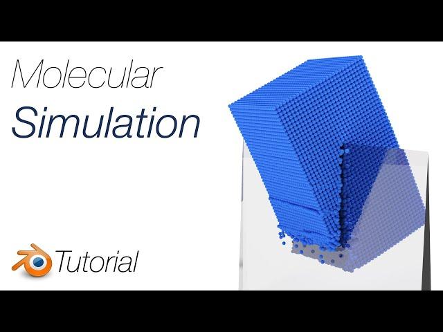 [2.92] Blender Tutorial: Quick Molecular Script Particles Simulation