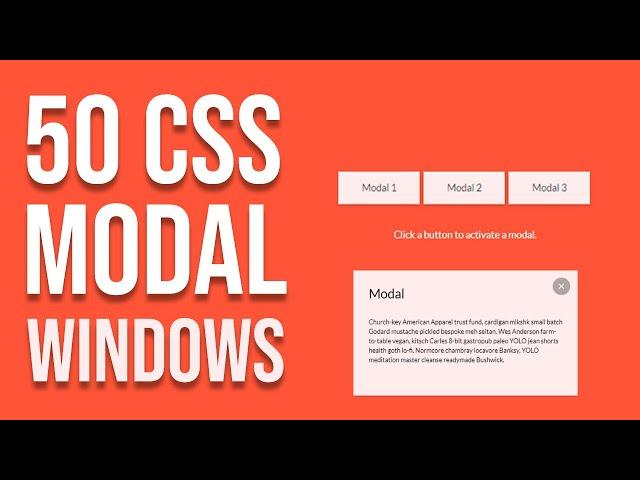 Top 50 css modal boxes | Modal Boxes inspiration | Best 50 CSS Modal Boxes