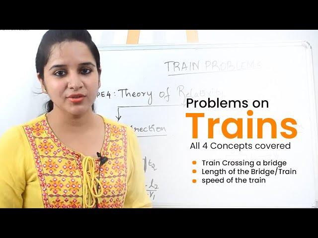 Aptitude Made Easy  - Problems on Trains Full series, Length of the train,  Learn maths #StayHome