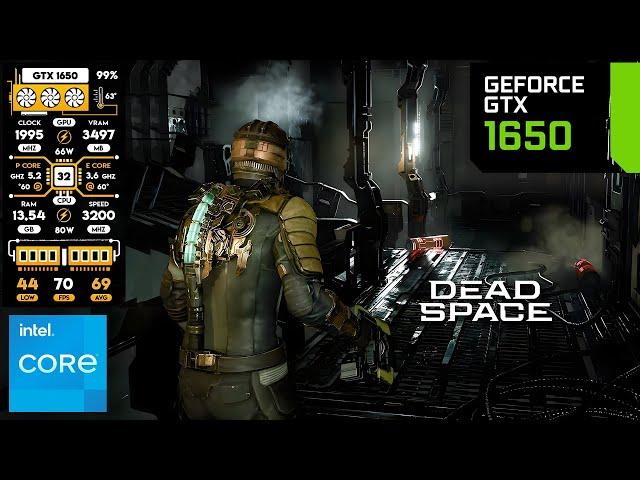 GTX 1650 - Dead Space Remake at Ultra + FSR 3 Frame Gen MOD (60+ FPS Unleashed)