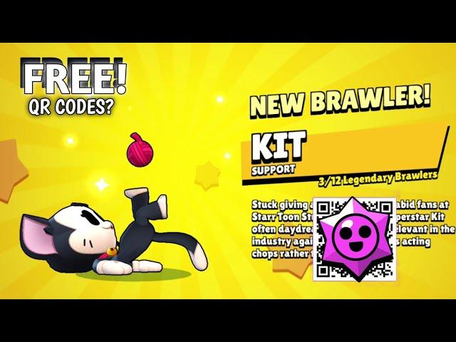 *FREE* LEGENDARY STARS DROP! UNLOCK KIT & Qr Code in Brawl Stars