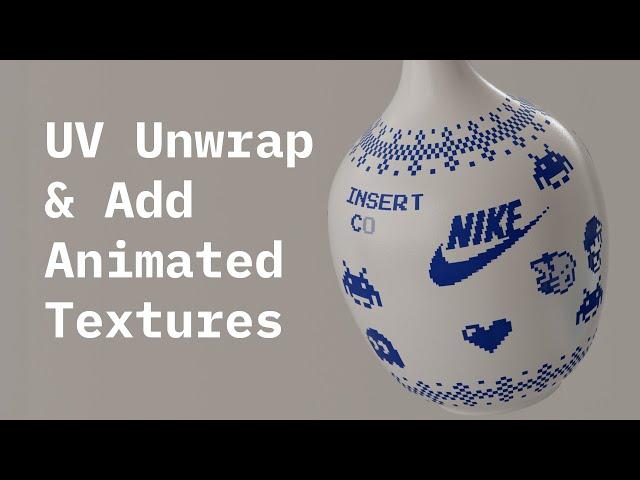 UV Unwrap Cylindrical Objects & add Animated Textures in C4D & Redshift