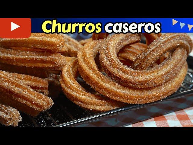 Cómo hacer CHURROS CASEROS con TIPS para que te queden a la primera Dulce Hogar Recetas