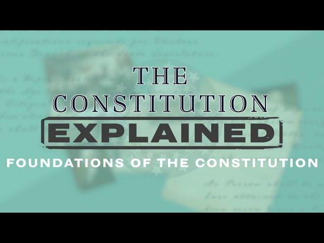 Foundations of the Constitution - Teaching Federalism, Separation of Powers, and Checks and Balances