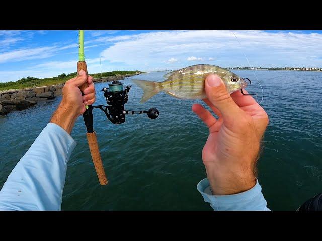 BIG BITE On This Pinfish!!! All Day Inshore Fishing Mission In Florida