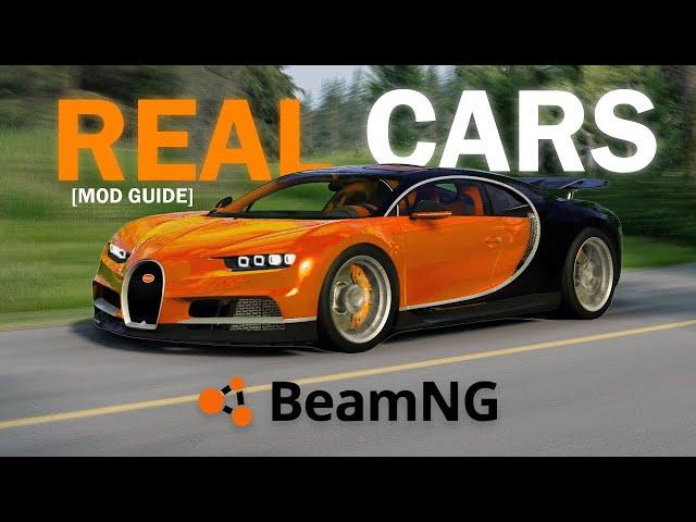 How to get REAL CARS in BeamNGDrive in 2 minutes!