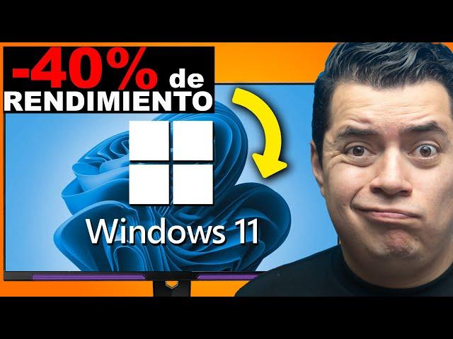 Windows 11 HACE 40% MÁS LENTA tu PC y ¡ASÍ LO SOLUCIONAS!