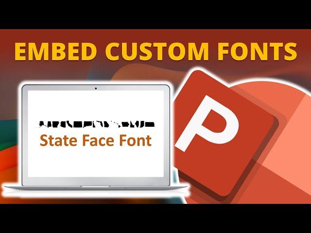 How to Embed Custom Fonts in PowerPoint [PPT TIPS!]