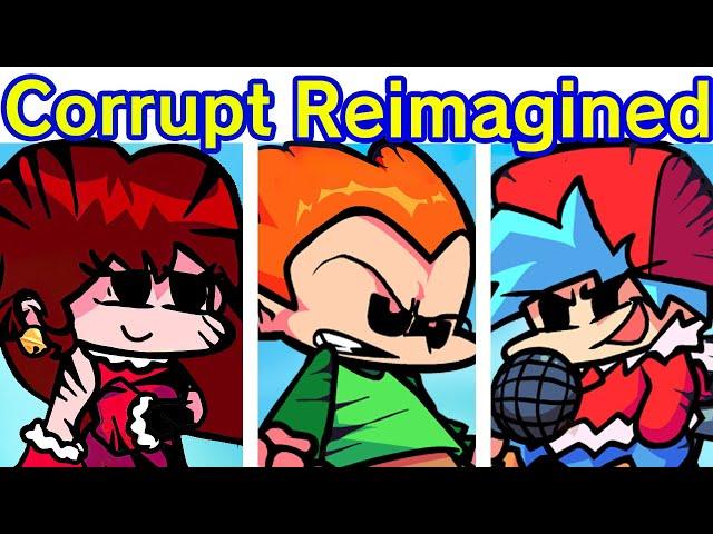 Friday Night Funkin' Corruption: REIMAGINED FULL WEEK + Cutscenes & Ending | Pico vs BF/GF (FNF Mod)