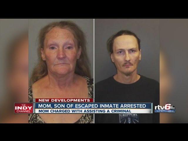 Mom, son of escaped inmate arrested