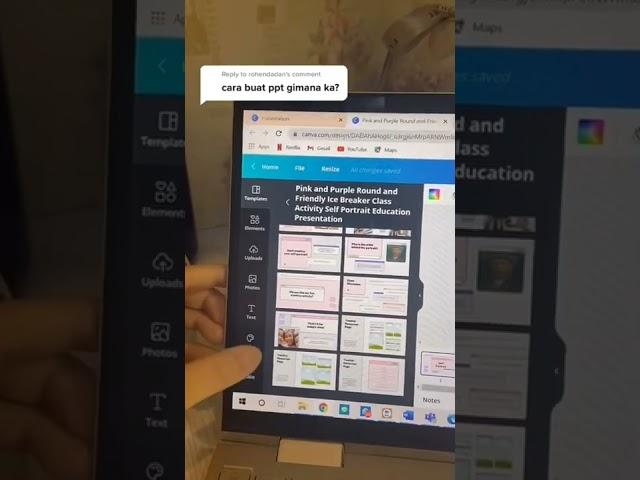 Cara buat ppt yang menarik di canva!! #CanvaHacks #Tipsediting #Editing #Canvaediting