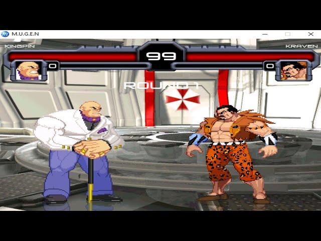 Kingpin vs Kraven the Hunter SPIDERMAN VILLAINS FIGHT Marvel Mugen Epic Battle Tribute 2023