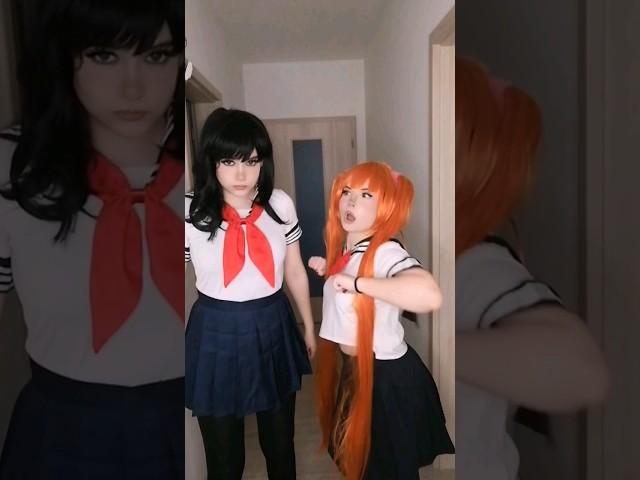 Chipi Chipi dance | Ayano Aishi & Osana Najimi@nikkihatsunecosplay#cosplay|Yandere Simulator