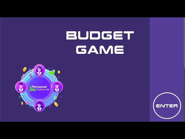 Personal Finance Lab - Budget Game Teaser