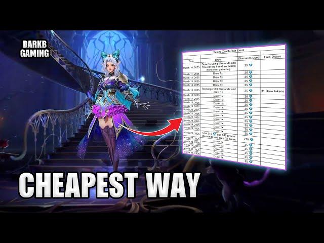 Cheapest Way To Get Selena Zenith Skin | Mobile Legends