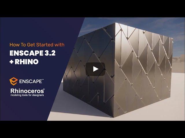 Learning Enscape 3.2 with Rhino