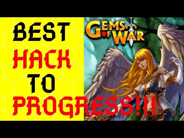 BEST HACK TO PROGRESS FAST! | Gems of War | How to get Mythics, legendary troops, gems by guilding