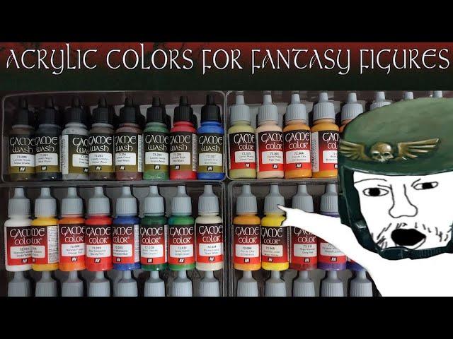 Vallejo game color paint range unboxing and mini-review