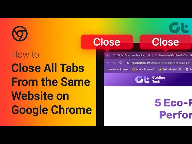 How to Close All Tabs From the Same Website on Google Chrome | Chrome Tab Overload? EASY FIX |