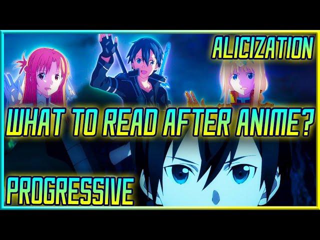 What to Read after Sword Art Online Anime? Alicization & Progressive | Gamerturk SAO