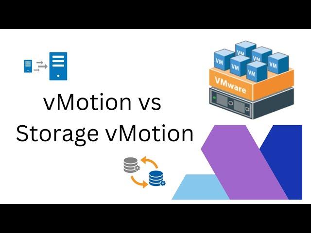 VMware vMotion vs Storage vMotion