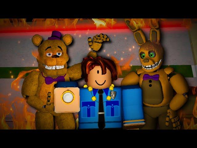 FNAF RESTORANINI YAKTIM.. FİNAL - ROBLOX FNAF 3 (GİZLİ YERLER)