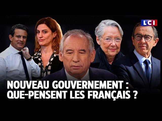 Nouveau gouvernement : que-pensent les français｜LCI