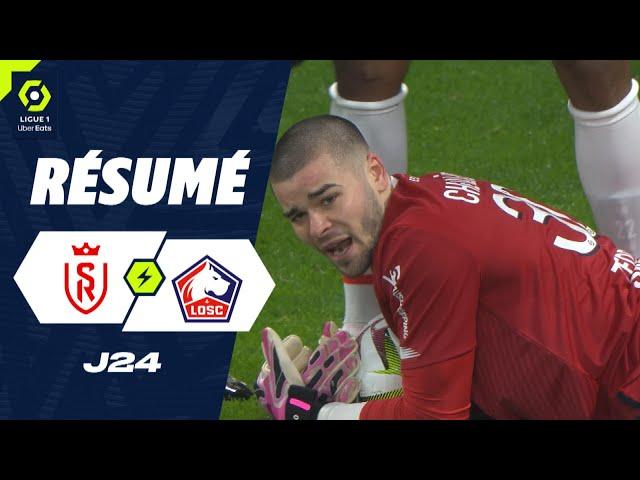 STADE DE REIMS - LOSC LILLE (0 - 1) - Résumé - (SdR - LOSC) / 2023-2024