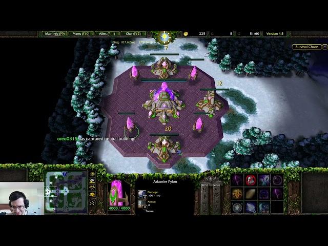 Warcraft 3 Reforged: Survival Chaos 4.5 #158 -  Are You There Yet??? (Draenei SU Bonus)