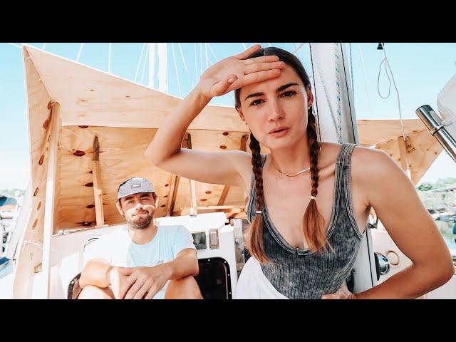 BUILDING the SEXIEST Sailing Boat HARD DODGER // Teulu Tribe