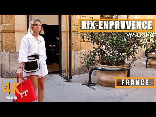 AIX-EN-PROVENCE, FRANCE - 4K WALKING TOUR - TRAVEL 2023